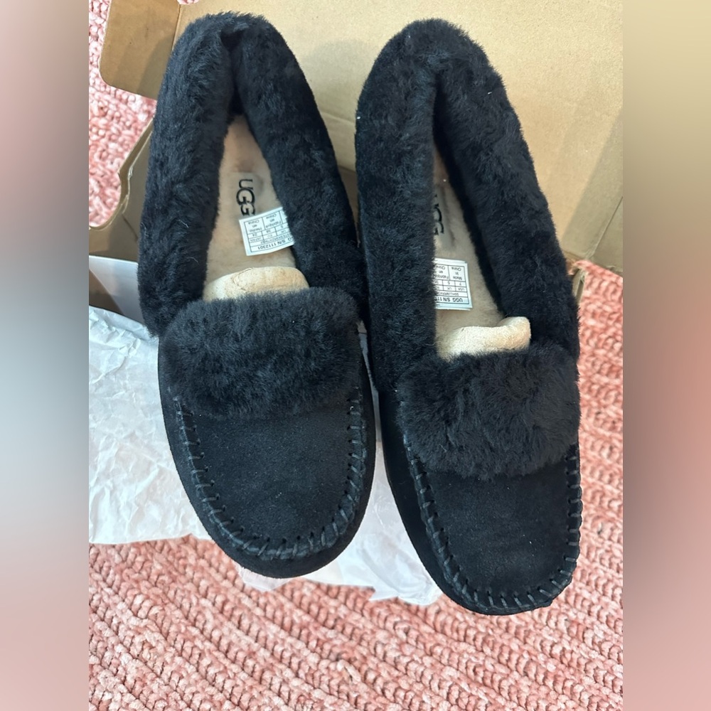 Black slipper UGGS